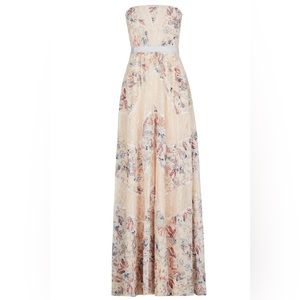 BCBGMAXAZRIA Women's Elle Lace Strapless Dress